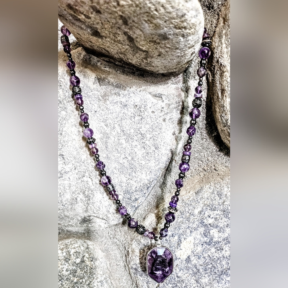 Amethyst necklace